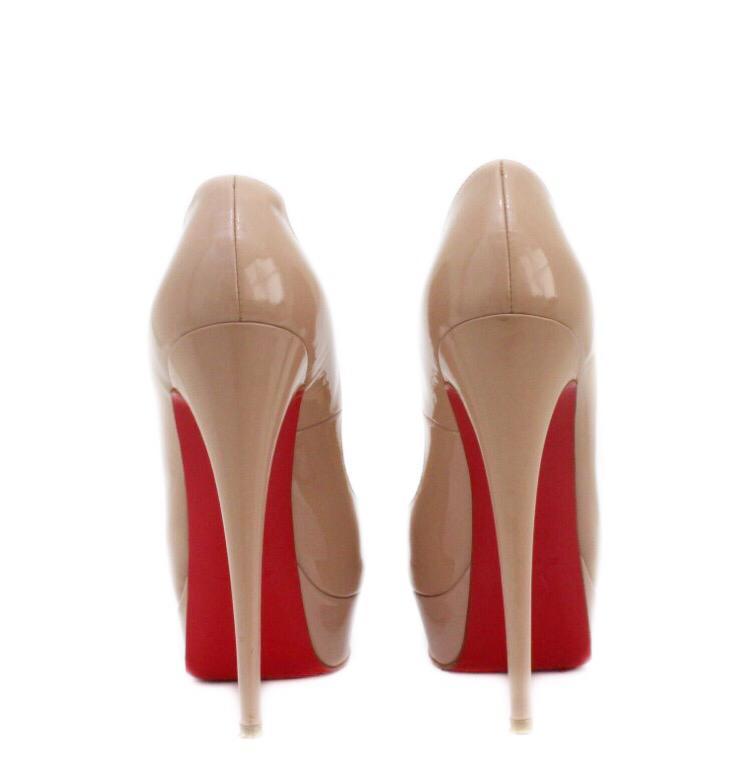 Peep toe Christian Louboutin Lady Peep Nude