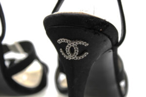 Sandália Chanel Preta Tam. 40